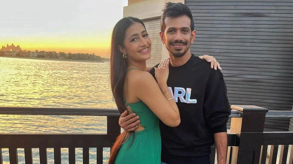 Chahal with wife