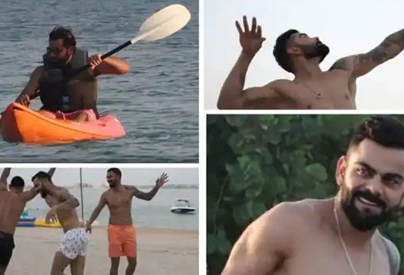 शर्टलेस होकर समंदर किनारे नजर आएं विराट कोहली, BCCI ने शेयर किया टीम इंडिया के इन खिलाड़ियों का वीडियो