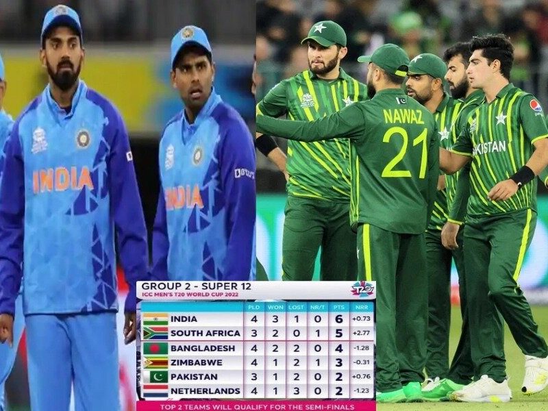 POINTS TABLE: पाकिस्तान अभी भी नहीं छोड़ रहा रहा है टीम इंडिया का पीछा, सेमीफाइनल की रेस में बन सकता है गले की हड्डी