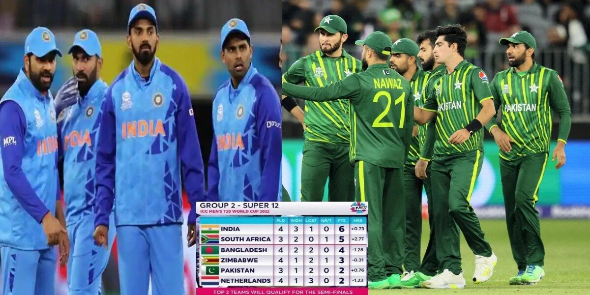 POINTS TABLE: पाकिस्तान अभी भी नहीं छोड़ रहा रहा है टीम इंडिया का पीछा, सेमीफाइनल की रेस में बन सकता है गले की हड्डी