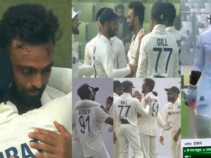 VIDEO: 12 साल बाद टेस्ट में पहला विकेट मिलने पर झलके जयदेव के आंसू, विराट को गले लगा हुए भावुक