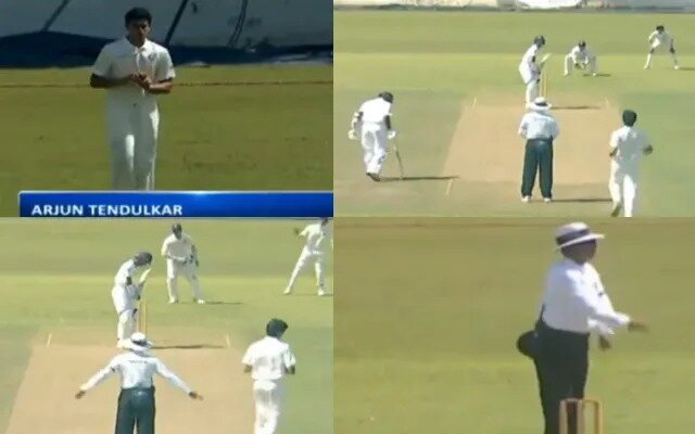 120 रनों की तूफानी पारी खेलने के बाद चैन नहीं बैठे अर्जुन तेंदुलकर, मैदान पर गेंदबाजी से बरपाया कहर
