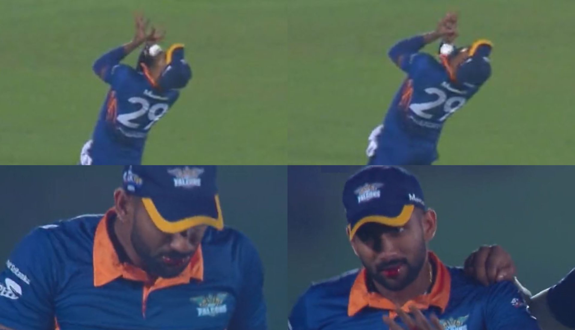 Lanka Premier League: मैदान में खून से लहू-लुहान हुआ ये खिलाड़ी, टूटे 4 दांत लगे 30 टांके