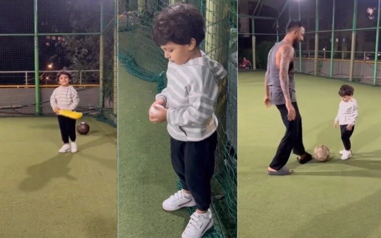 ताऊ कुणाल पांड्या दे रहे है हार्दिक के बेटे की क्रिकेट कोचिंग पर ध्यान, बचपन से ही शुरू हो गई है ट्रेनिंग