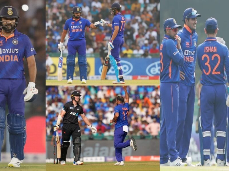 भारतीय गेंदबाजों के धमाल के बाद रोहित की तूफानी पारी में उड़ा न्यूज़ीलैंड, 8 विकेट से साथ सीरीज पर जमाया कब्ज़ा