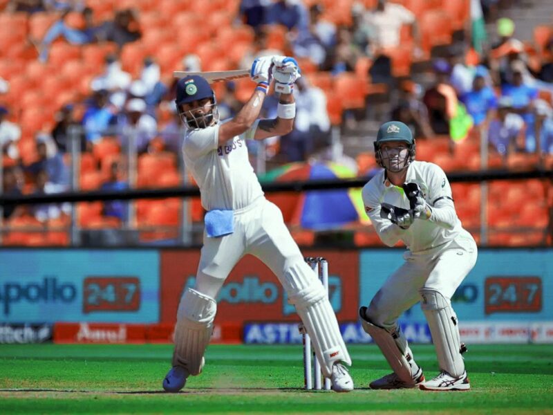 IND VS AUS : ऑस्ट्रेलिया के खिलाफ कोहली की शानदार शतकीय पारी, भारत का स्कोर 450 रन के हुआ पार