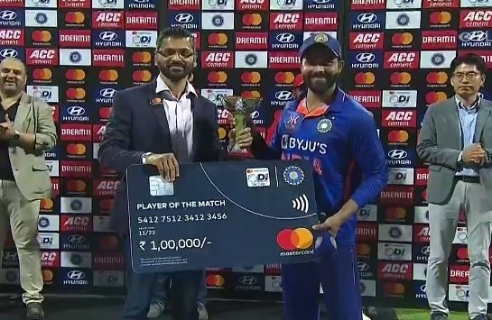 IND VS AUS : ""मैं 8 महीने बाद वनडे क्रिकेट खेल.... " रविंद्र जडेजा को मिला मैन ऑफ़ द मैच का ख़िताब