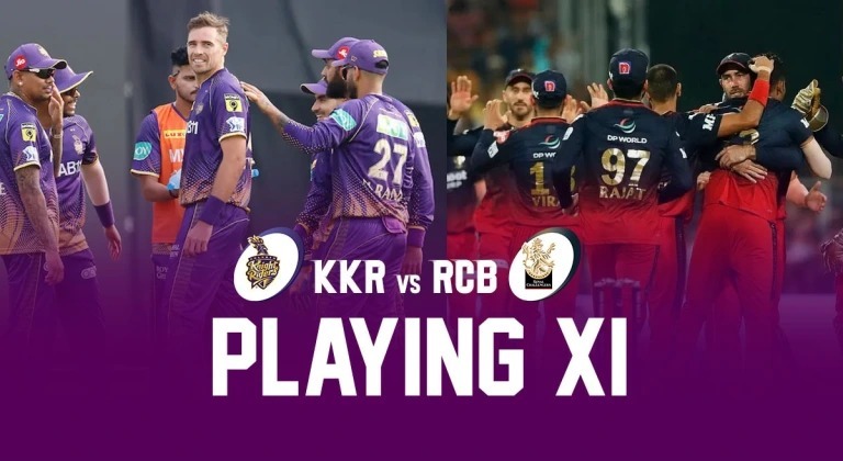 KKR vs RCB : केकेआर और आरसीबी के बीच होगी कांटे की टक्कर,जानिए मैच से जुड़ी हर छोटी बड़ी अपडेट