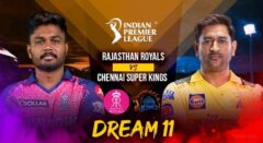 RR VS CSK : गुरुवार के दिन आमने-सामने होगी सीएसके और राजस्थान, जानिए कैसी होगी दोनों टीमों की प्लेइंग 11